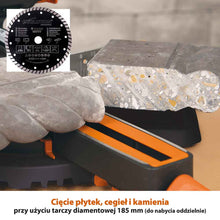 Piła ukośnica Evolution R185SMS+ 185 mm z wielomateriałową tarczą TCT