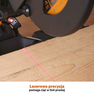 Piła ukośnica Evolution R210SMS+ 210 mm z wielomateriałową tarczą TCT