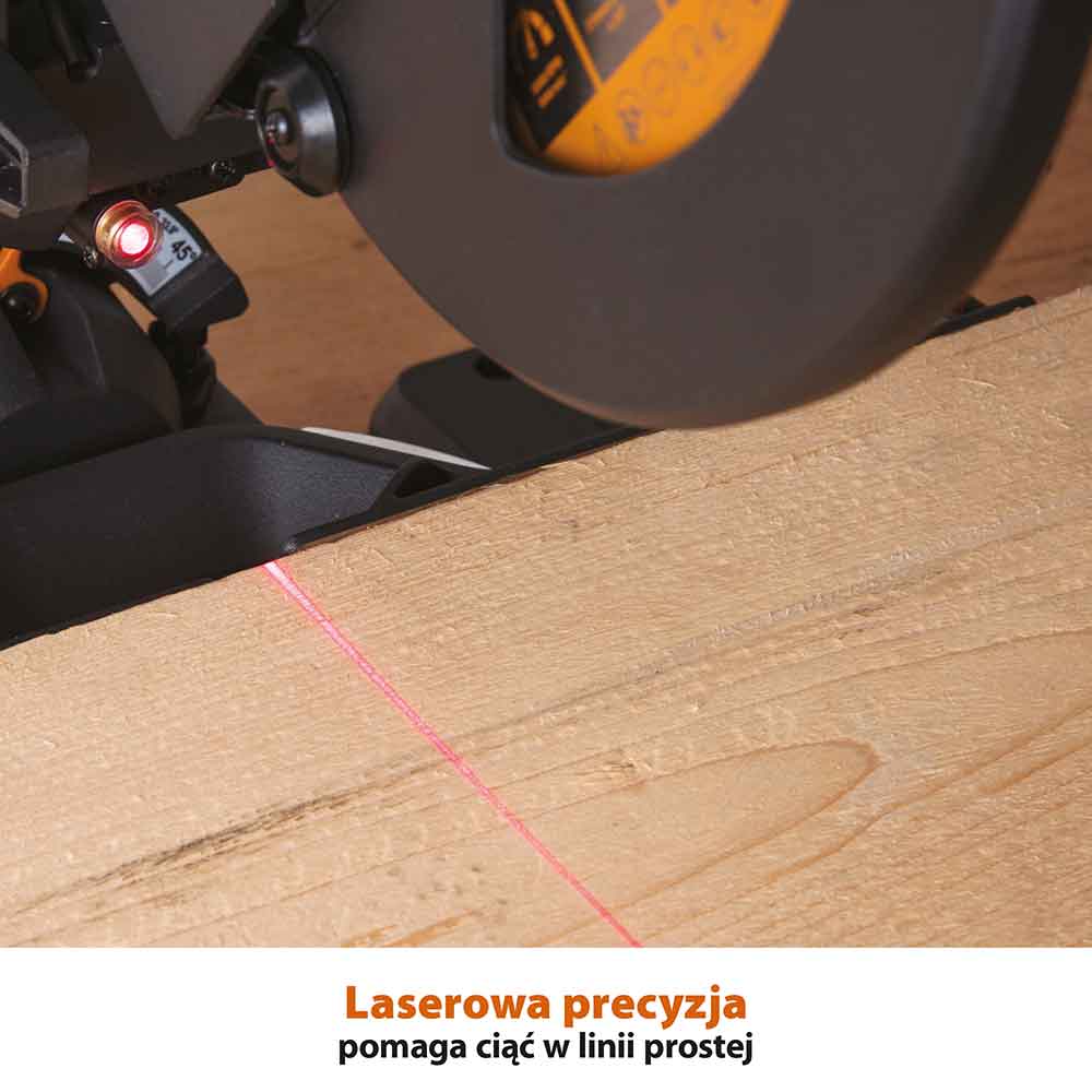 Piła ukośnica Evolution R210SMS+ 210 mm z wielomateriałową tarczą TCT