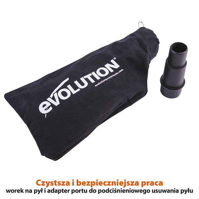 Piła ukośnica Evolution R210SMS+ 210 mm z wielomateriałową tarczą TCT