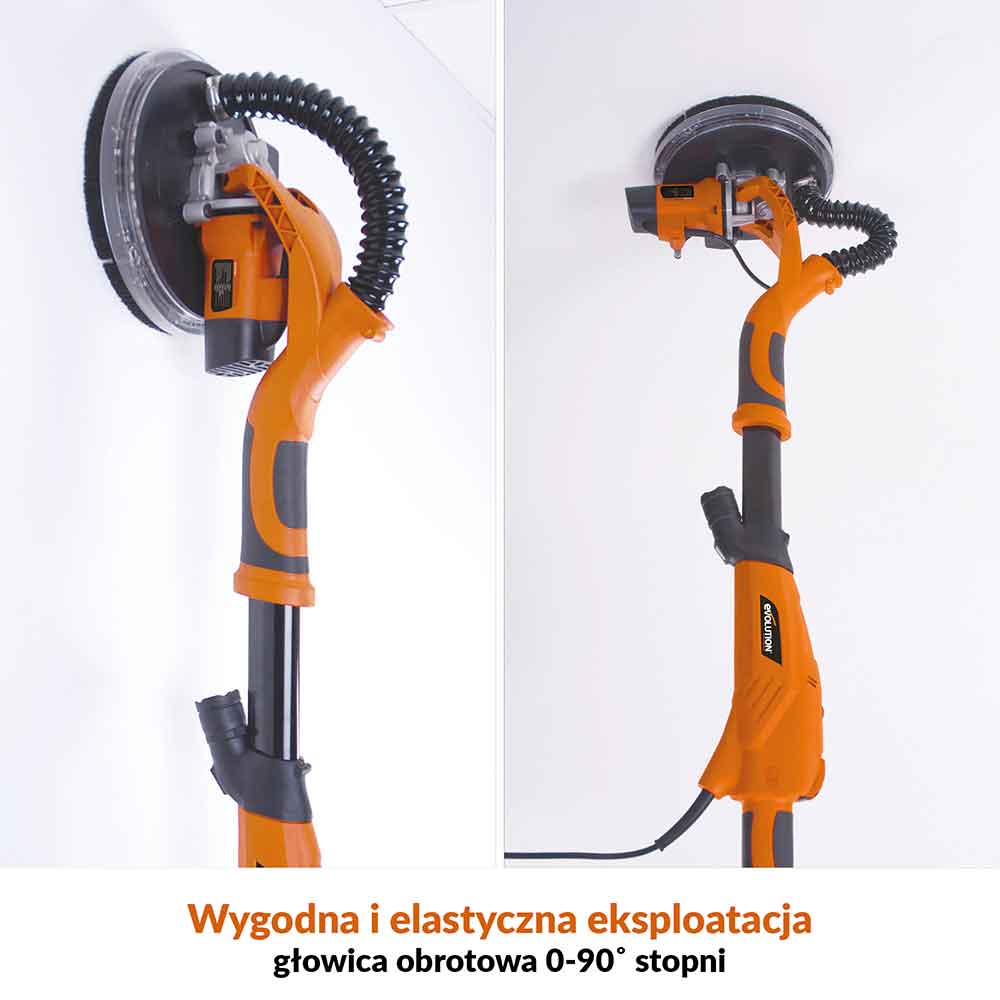 Szlifierka teleskopowa do płyt gipsowo-kartonowych Evolution R225DWS