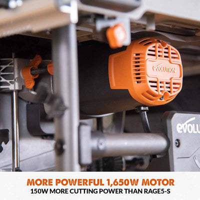 Piła Stołowa Evolution R255TBL 255 mm z tarczą do cięcia wielu materiałów