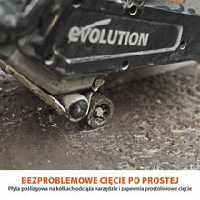 Elektryczna przecinarka tarczowa do betonu Evolution R260DCT-Li z Automatycznym Systemem Zraszania i Akumulatorem