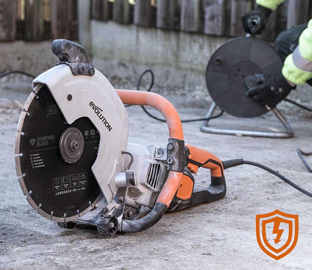 Tarcza diamentowa Evolution 255 mm, segmentowa krawędź, do betonu, kamienia, cegły