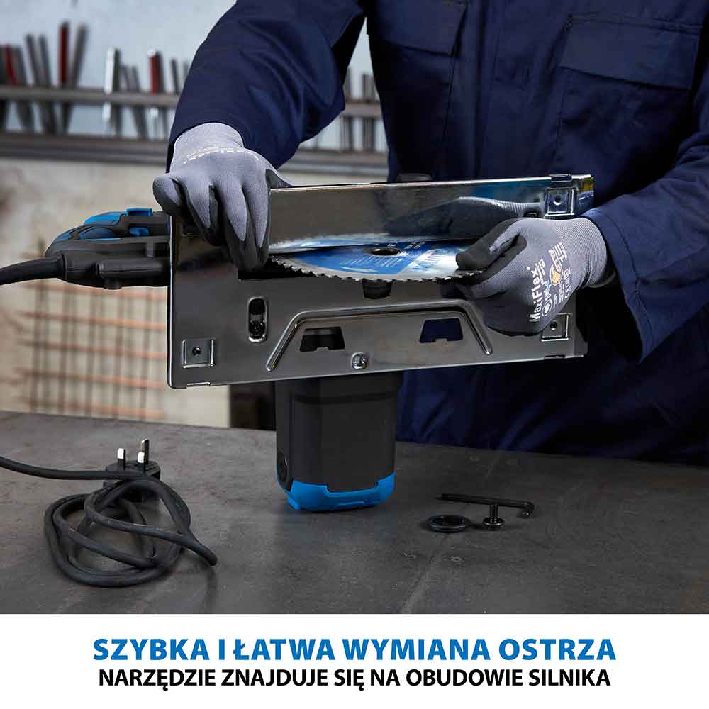 Piła tarczowa Evolution S210CCS 210mm + Szyna prowadząca ST1400-G2 1,4 m (700 mm x 2)