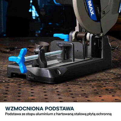 Przecinarka do metalu Evolution S355CPS Gen 2, 355 mm z tarczą EvoMax i inteligentną technologią silnika