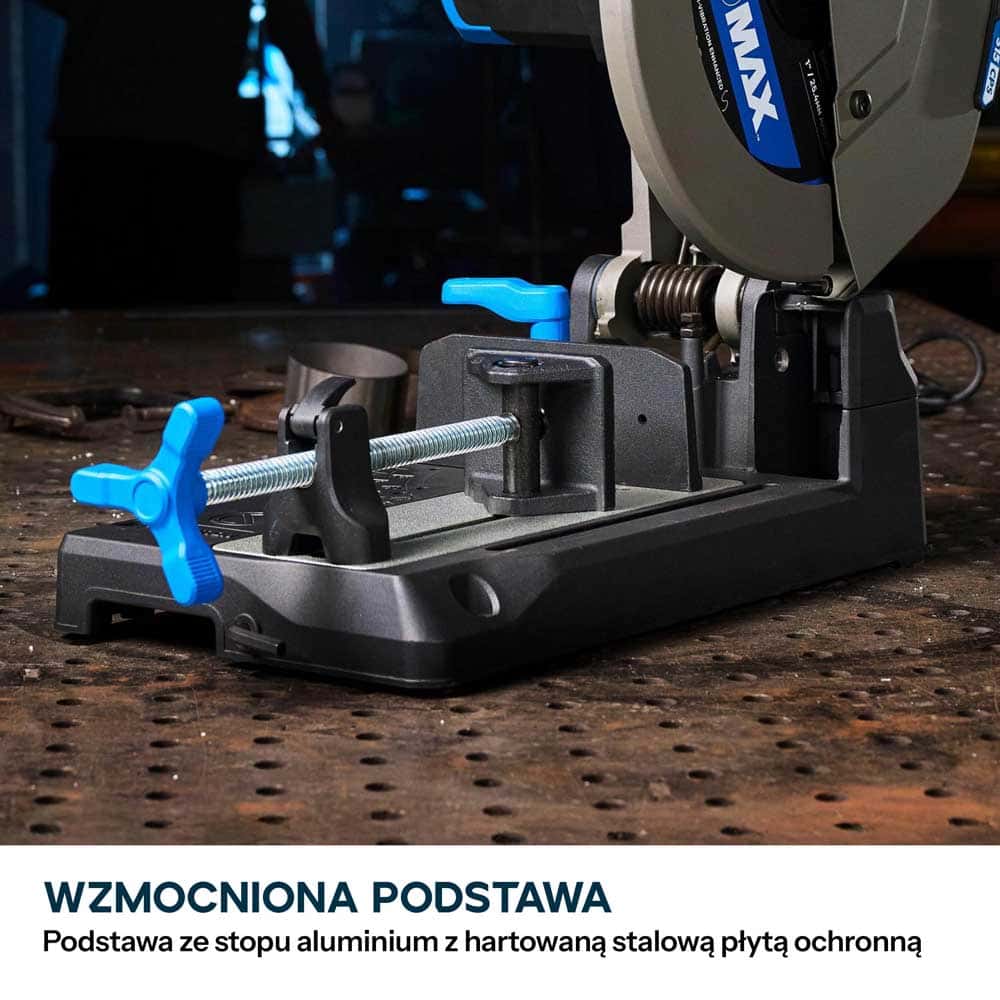 Przecinarka do metalu Evolution S355CPS Gen 2, 355 mm z tarczą EvoMax i inteligentną technologią silnika
