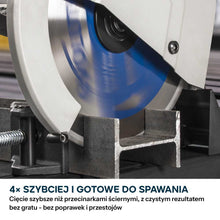 Przecinarka do metalu Evolution S355CPSL 355 mm z tarczą TCT do stali miękkiej