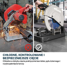 Przecinarka do metalu Evolution S355CPSL 355 mm z tarczą TCT do stali miękkiej