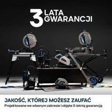 Przecinarka ukosowa do metalu Evolution S355MCS-G2 z tarczą EVOMAX Cermet Long-Life 80T 355 mm, inteligentną technologią silnika oraz prowadnicą Shadowline