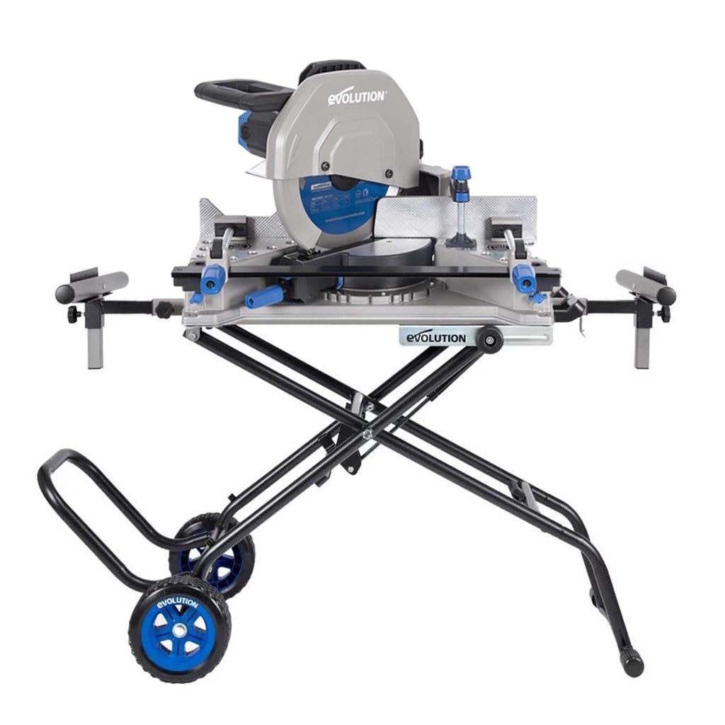 Przecinarka do metalu Evolution S355MCS 355 mm + stojak mobilny z systemem PowerLift Assist