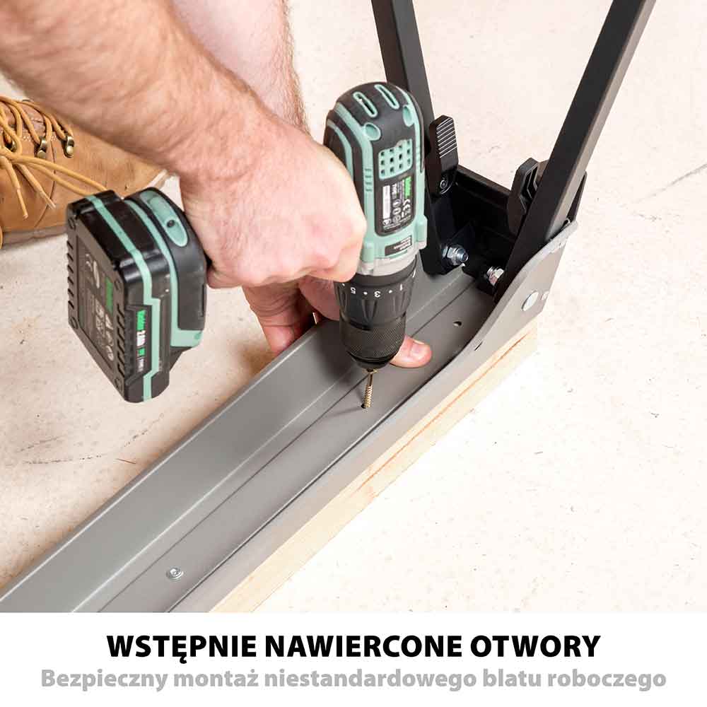 Kozioł metalowy Evolution ze składanymi nogami (2 szt.)