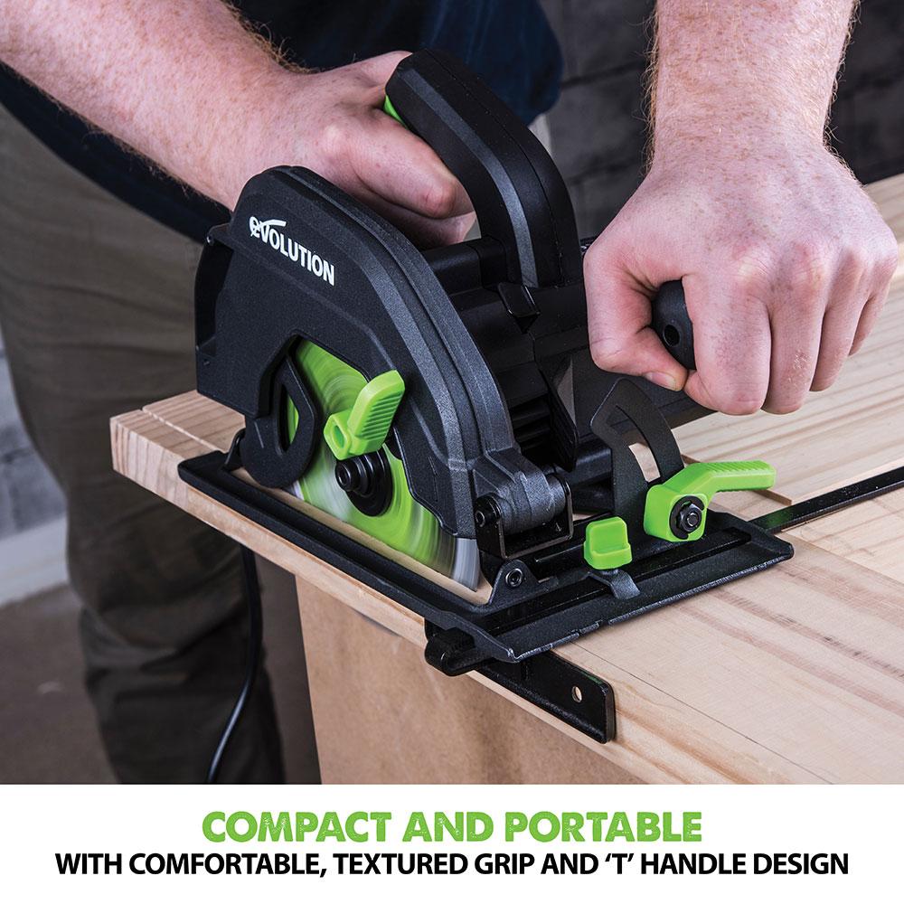 Piła tarczowa Evolution F165CCSL 165mm z wielomateriałową tarczą TCT