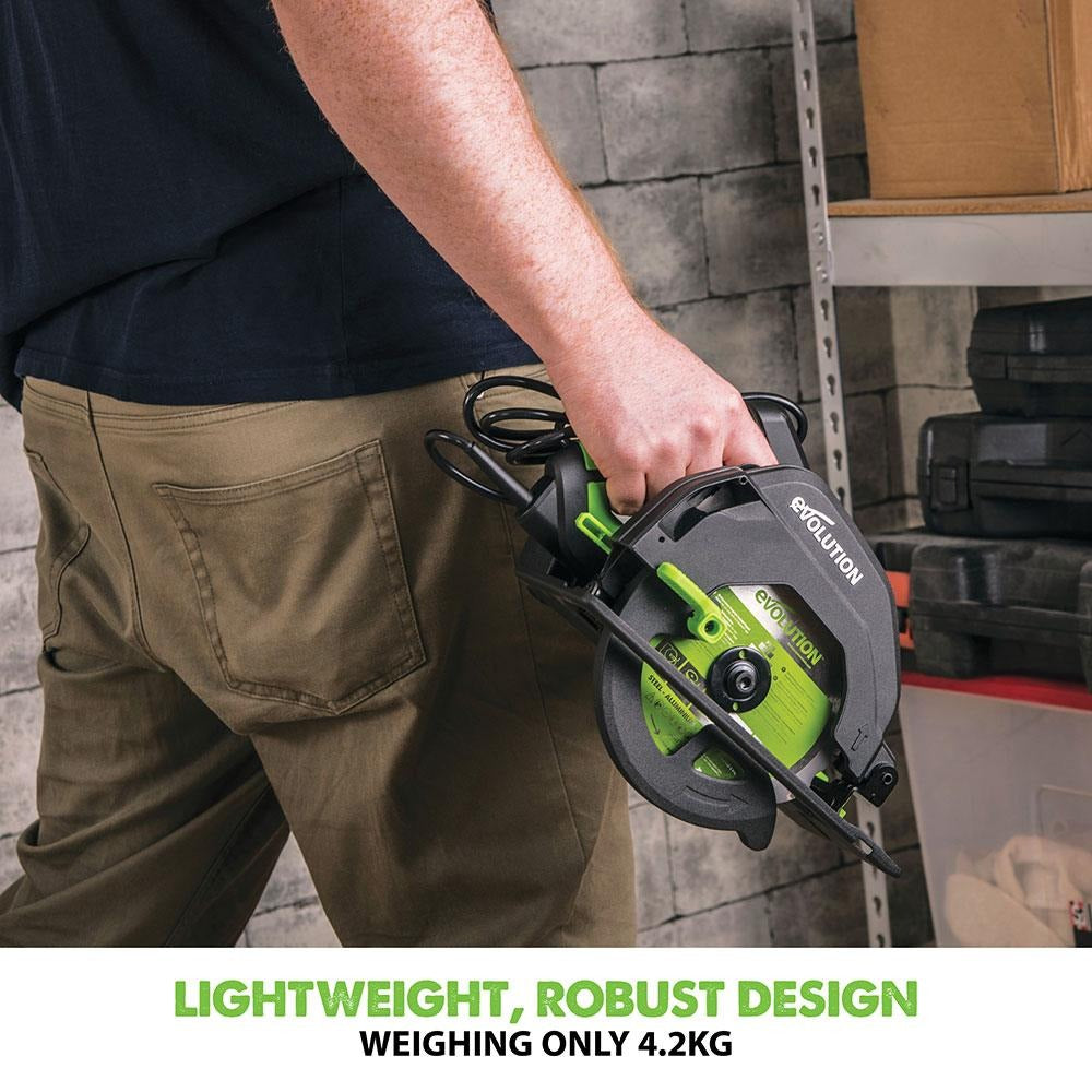 Piła tarczowa Evolution F165CCSL 165mm z wielomateriałową tarczą TCT