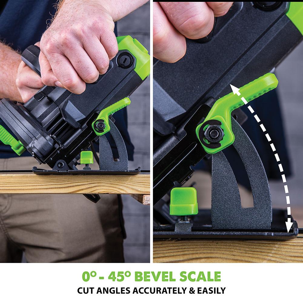 Piła tarczowa Evolution F165CCSL 165mm z wielomateriałową tarczą TCT