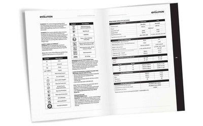 Stojak do przecinarki z uniwersalnym wyposażeniem Evolution