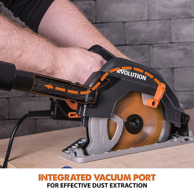 Piła tarczowa Evolution R185CCS 185 mm z wielomateriałową tarczą TCT