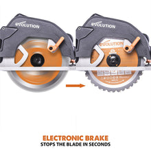 Piła tarczowa Evolution R185CCS 185 mm z wielomateriałową tarczą TCT