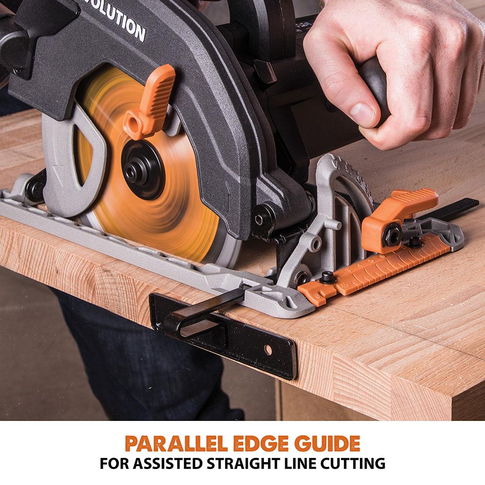 Piła tarczowa Evolution R185CCS 185 mm z wielomateriałową tarczą TCT