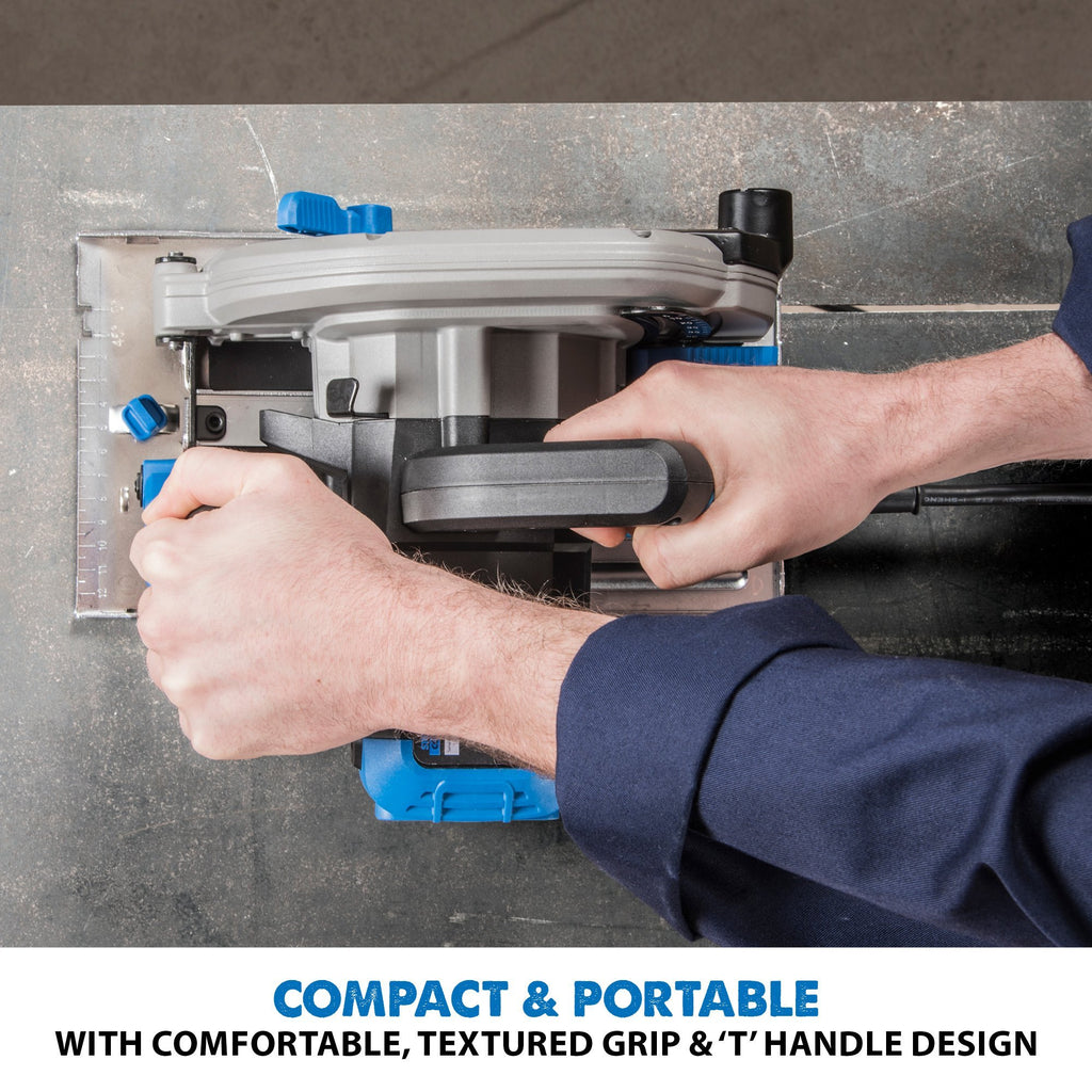 Piła tarczowa Evolution S185CCSL 185 mm z tarczą do cięcia metalu