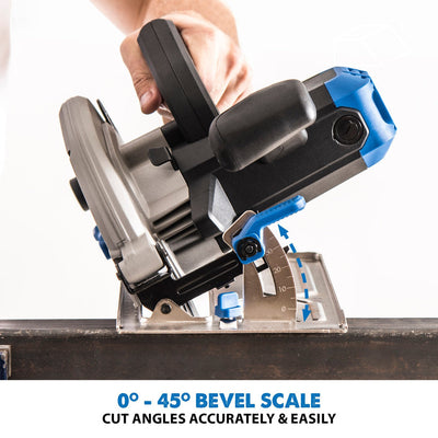 Piła tarczowa Evolution S185CCSL 185 mm z tarczą do cięcia metalu