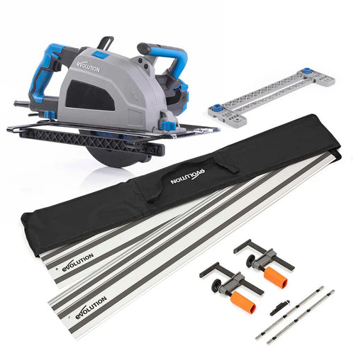 Piła tarczowa Evolution S210CCS 210mm + Szyna prowadząca ST2800-G2 2,8m (1400mm x 2)