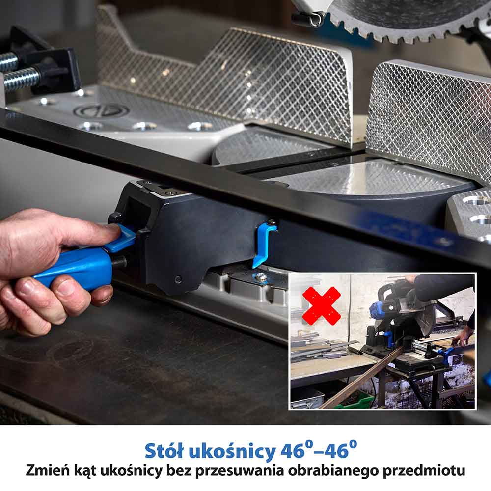 Pakiet przecinarka do metalu Evolution S355MCS 355 mm z tarczą do cięcia metalu + Evolution EVOMAG42