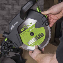 Piła ukośnica Evolution F255SMS 255 mm z wielomateriałową tarczą TCT