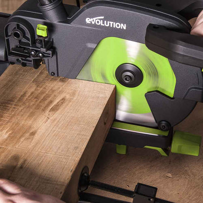 Piła ukośnica Evolution F255SMS 255 mm z wielomateriałową tarczą TCT