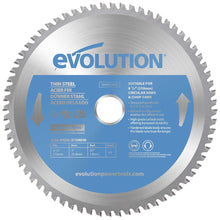 Tarcza TCT do cięcia cienkiej stali Evolution 210 mm 68T